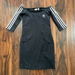 NWT Adidas Women’s XS off-the-shoulder dress